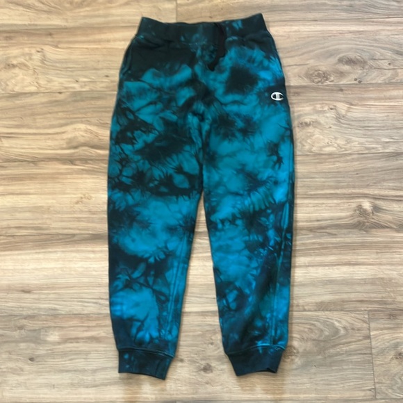 CHAMPION TYE DYE SWEATPANTS LIKE NEW LARGE - Picture 3 of 4